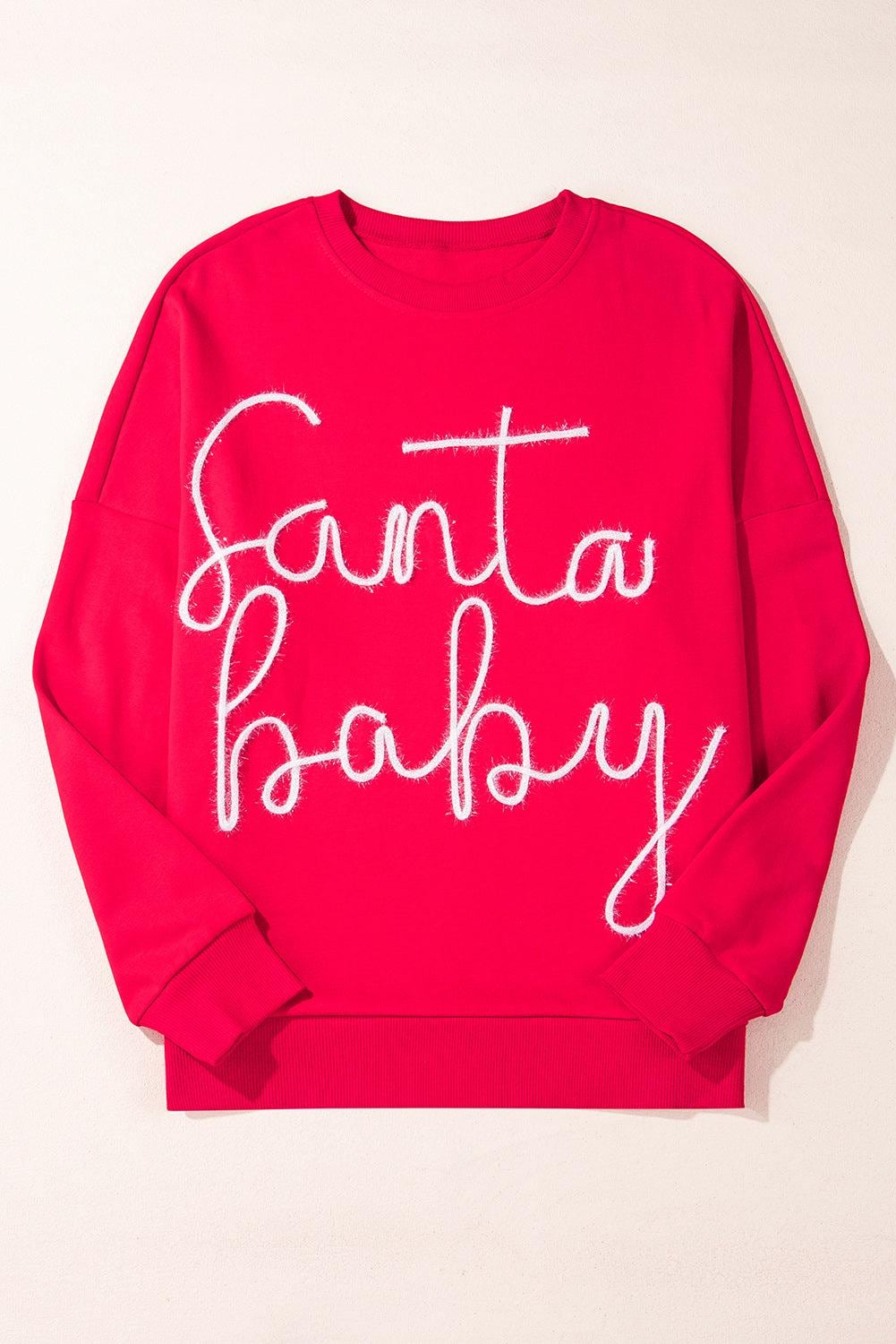 Santa Baby Tinsel Sweatshirt