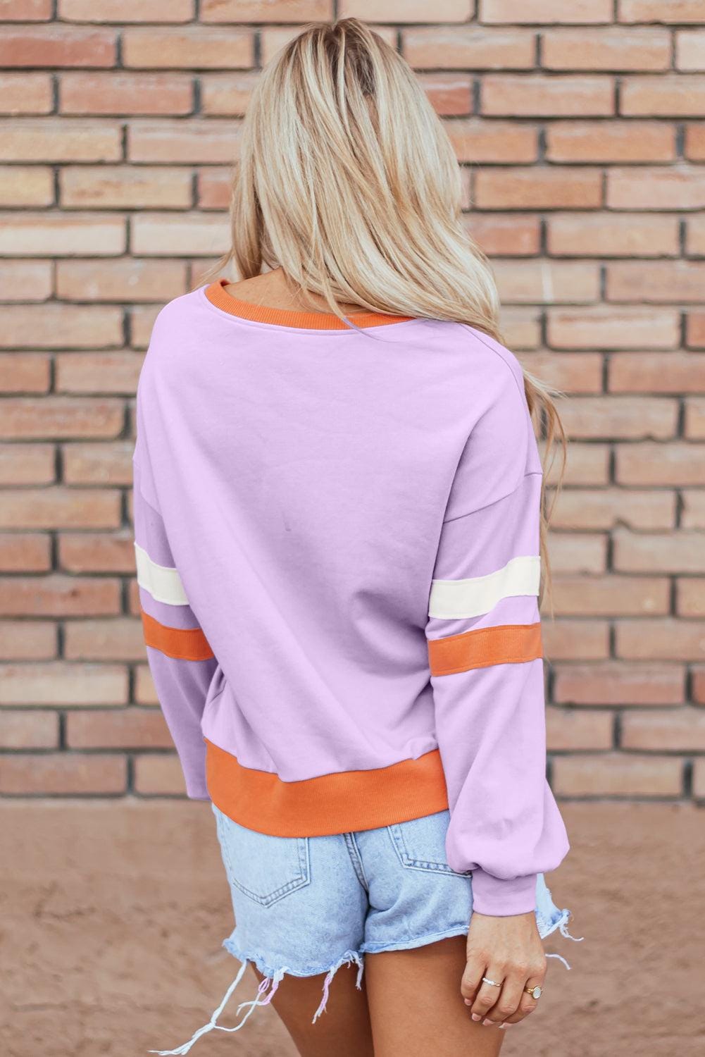 Tigers Color block Mascot Sweatshirt