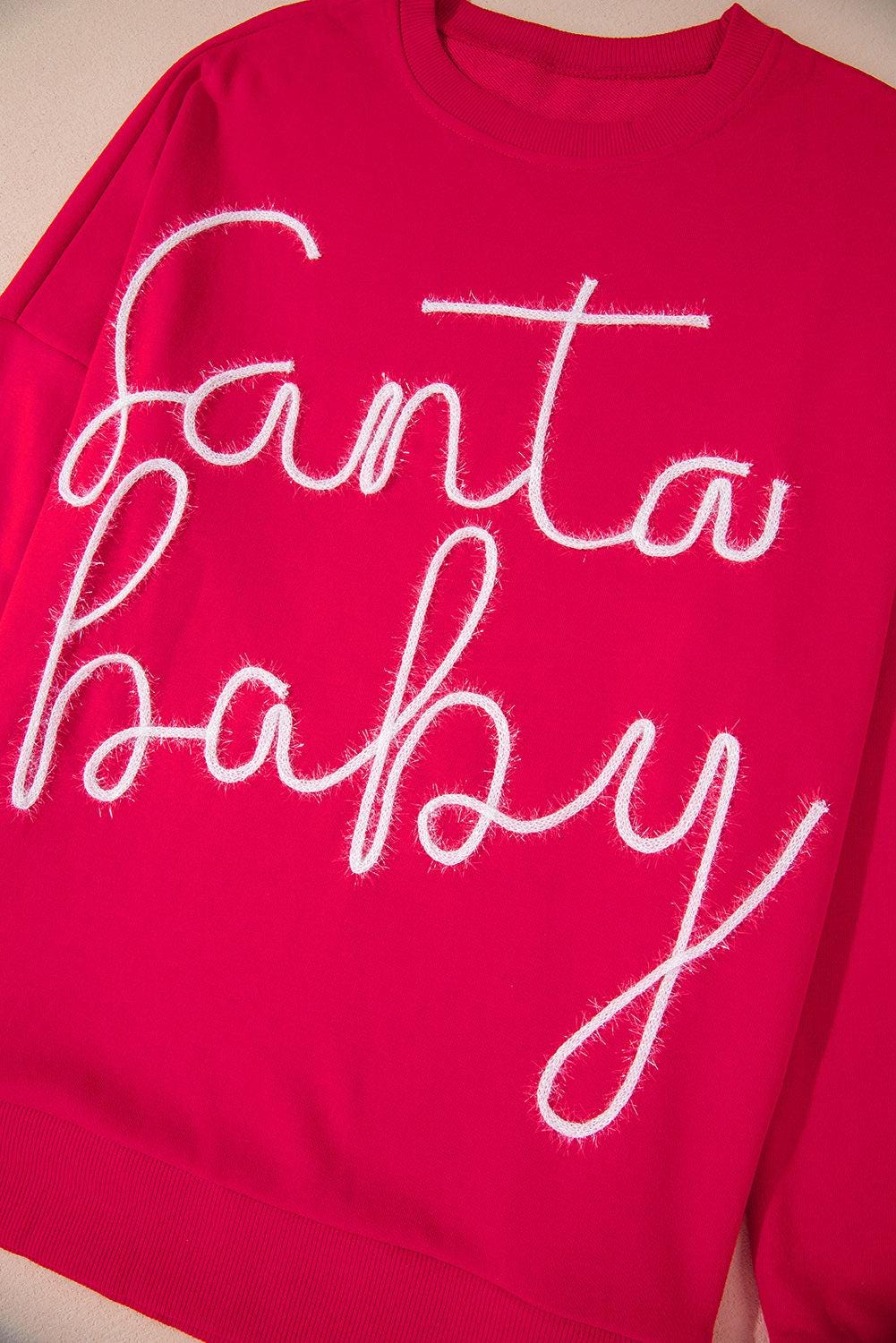 Santa Baby Tinsel Sweatshirt
