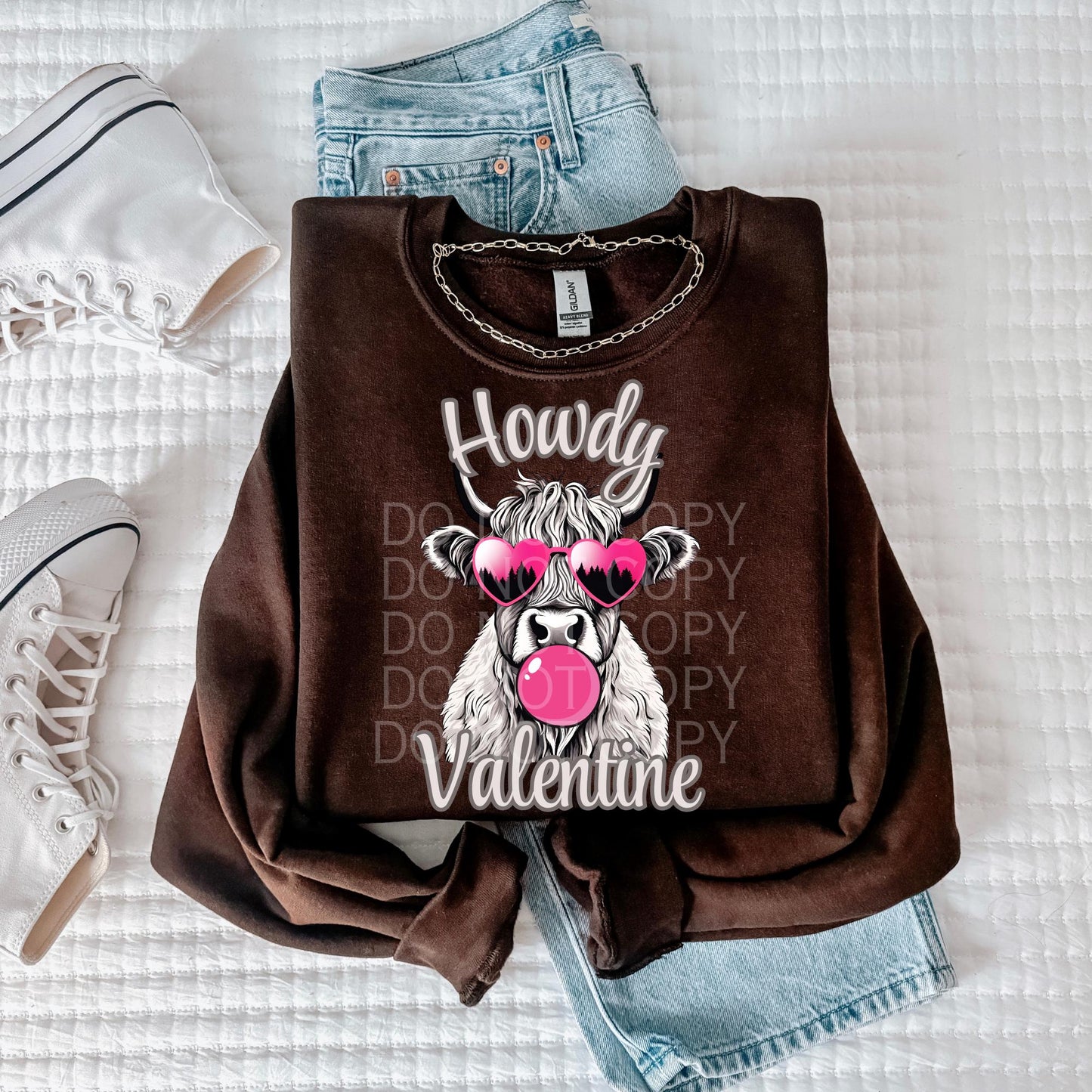 Howdy Valentine- Highland Cow