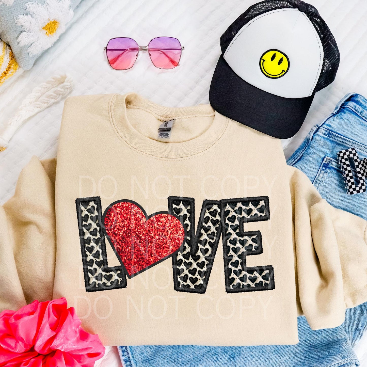 XOXO Sequin Alpha
