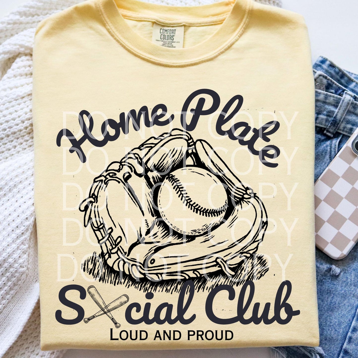 Home Plate Social Club- Tee