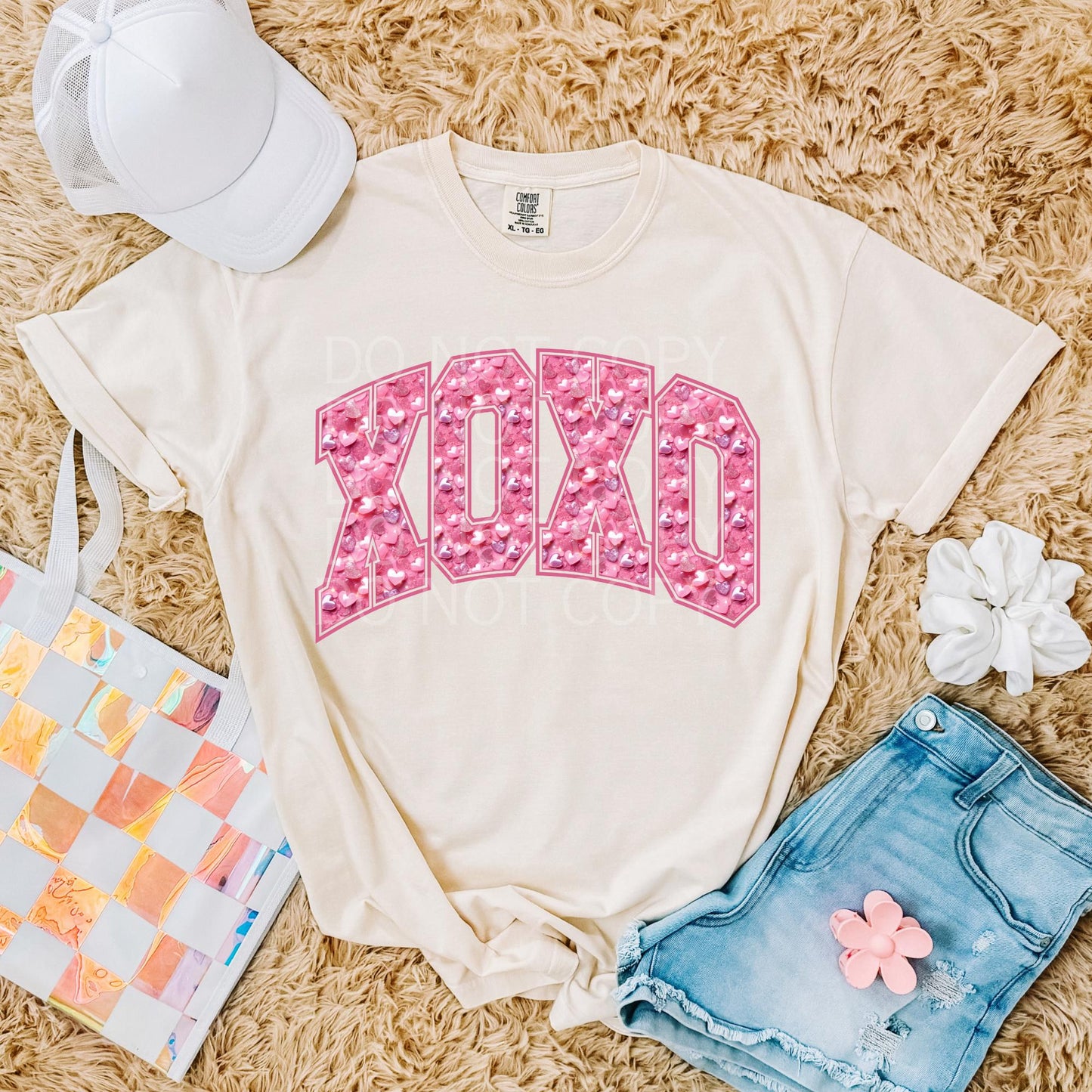 XOXO Sequin Alpha