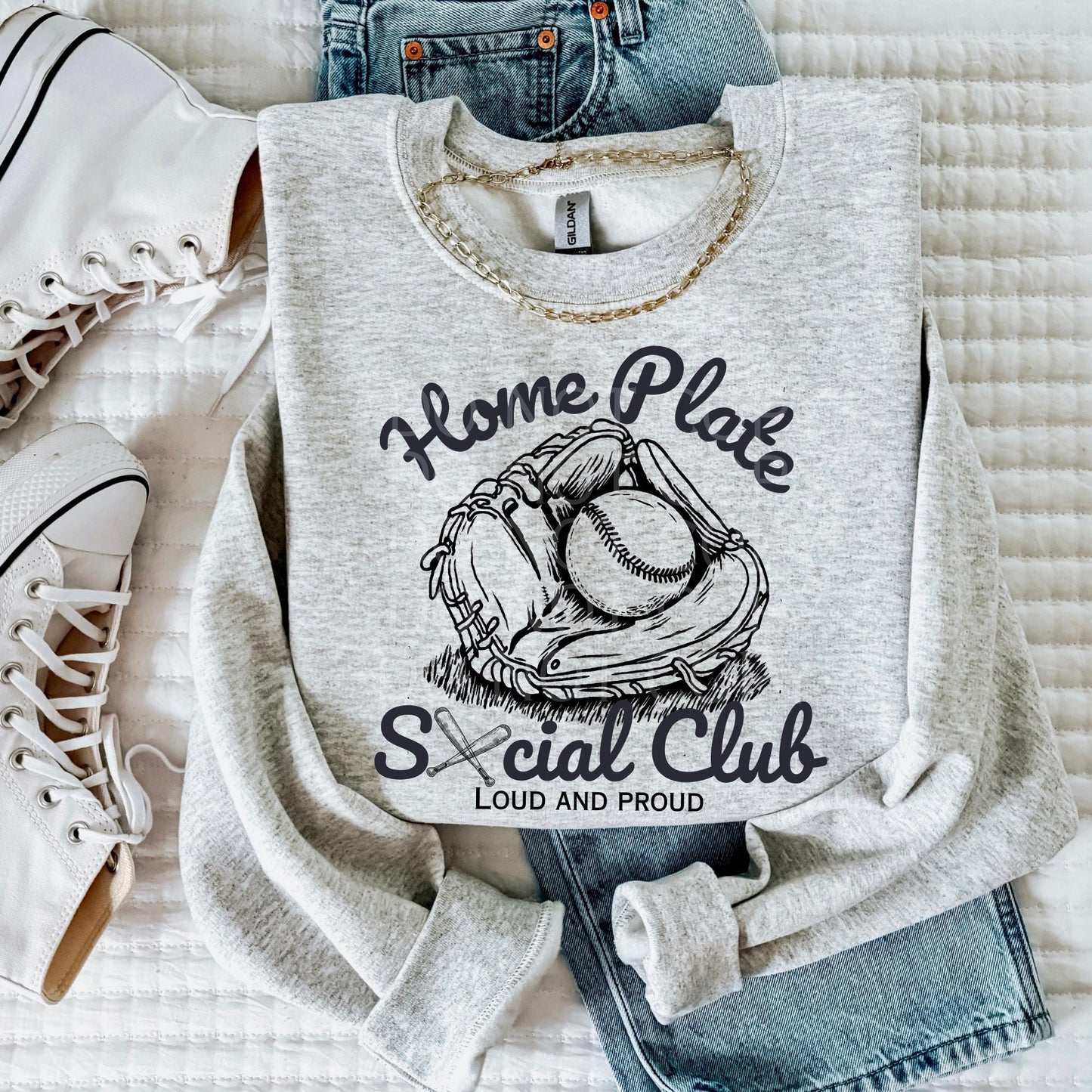 Home Plate Social Club- Sweatshirt
