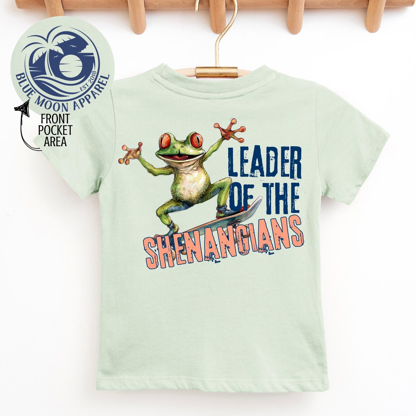 Leader Of The Shenanigans -Frog Tee