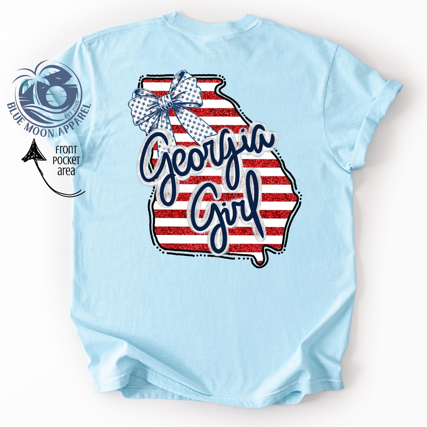 Georgia Peach Girl- Women's Tee