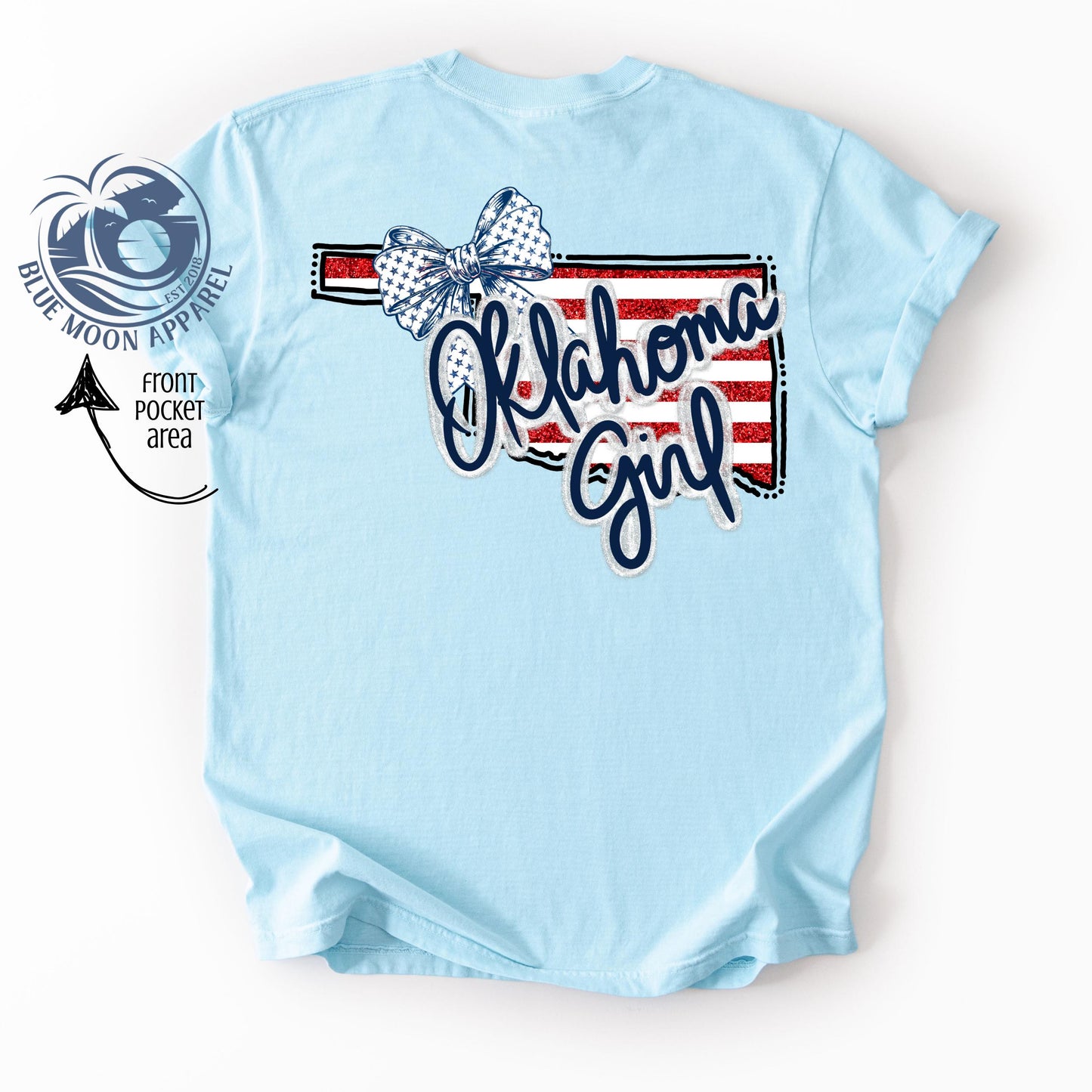 Oklahoma Girl- Patriotic Women's Tee