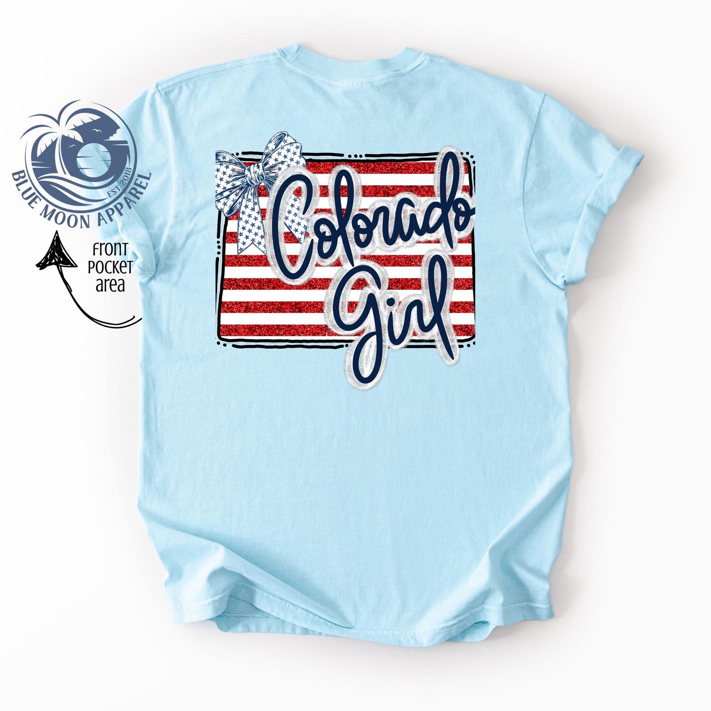 Colorado Girl- Patriotic Women's Tee