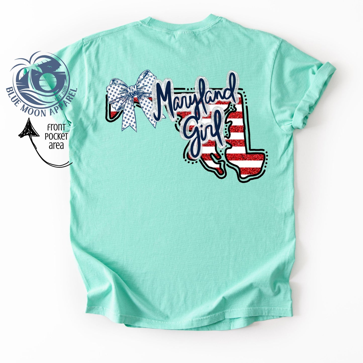 Maryland Girl- Patriotic Women's Tee