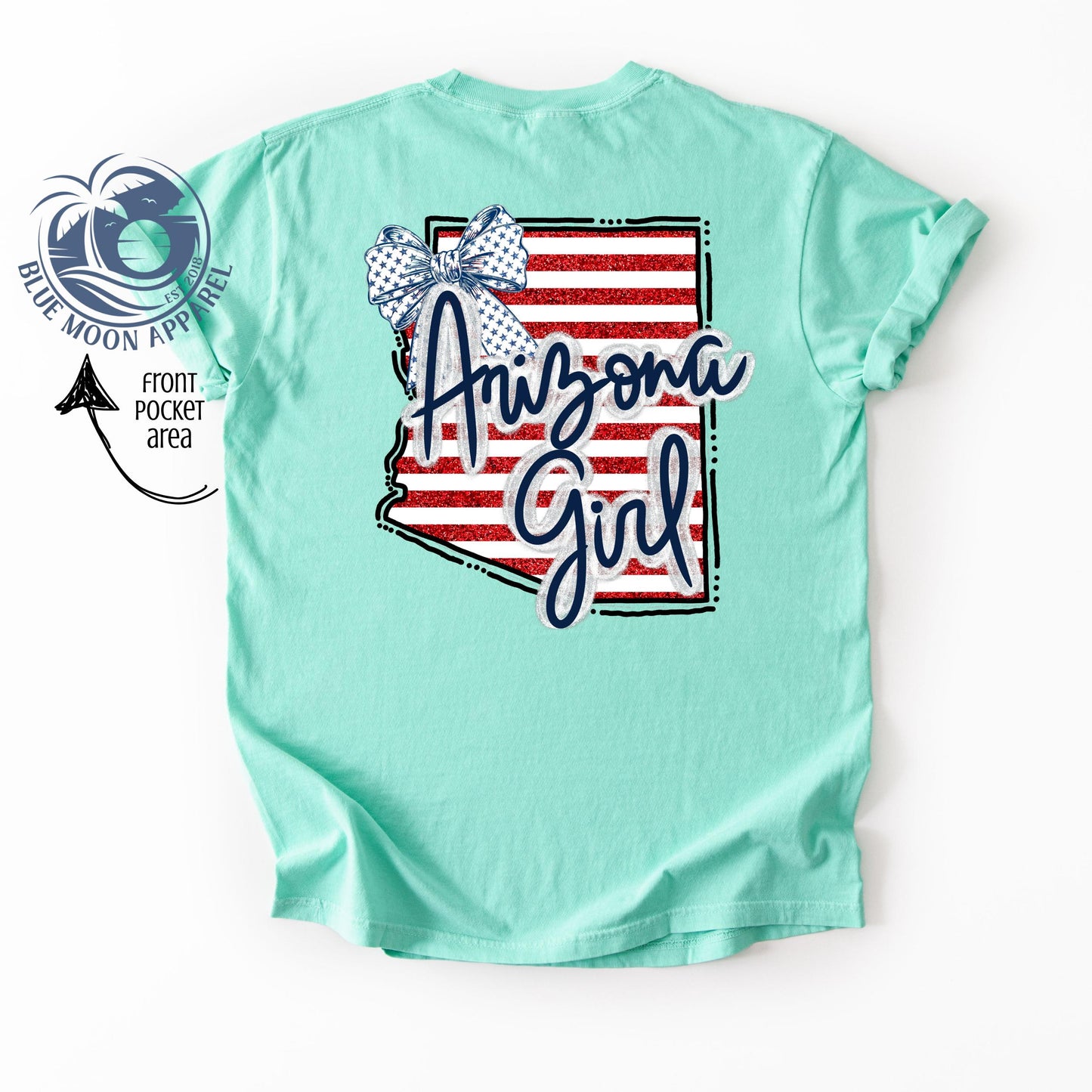 Arizona Girl Patriotic Women's Tee