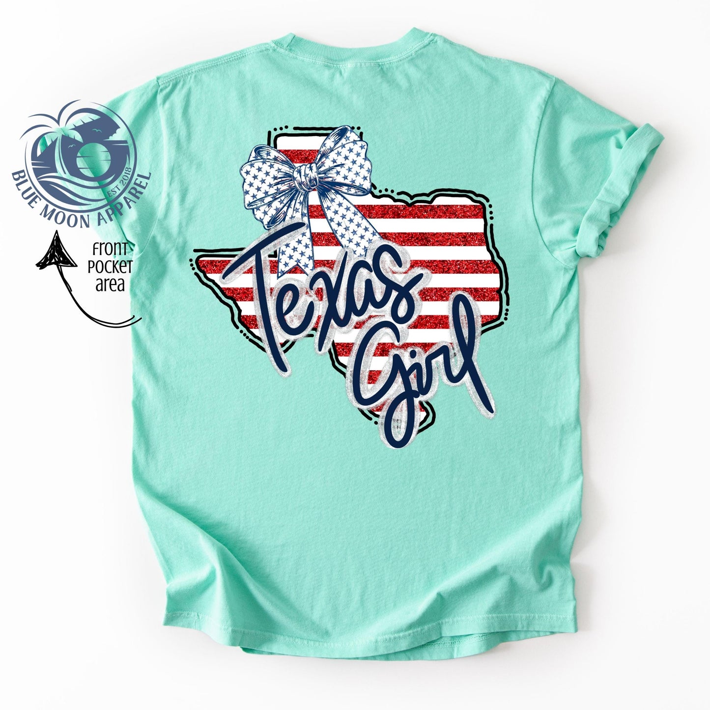 Texas Girl- Patriotic Women's Tee
