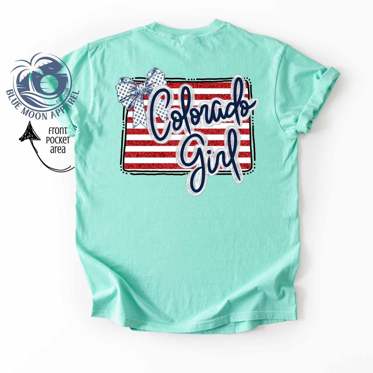 Colorado Girl- Patriotic Women's Tee