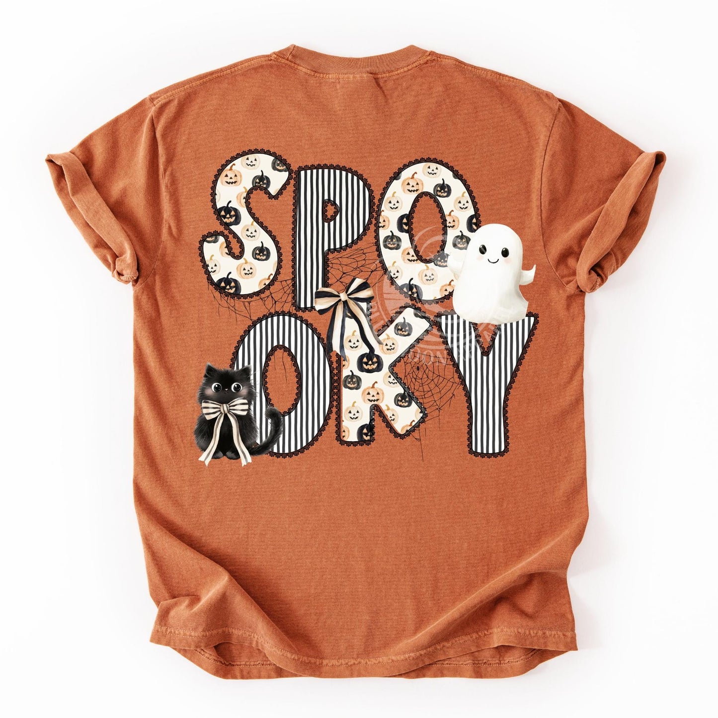 Spooky Halloween Seersucker Alpha
