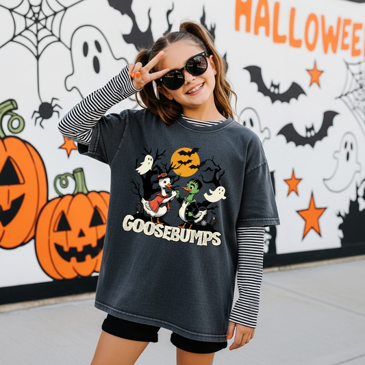 Goose Bumps Halloween Youth Tee