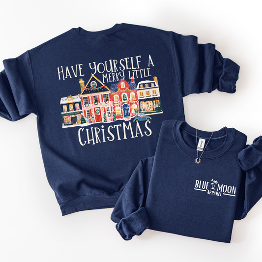 Merry Little Christmas- Pocket/Back