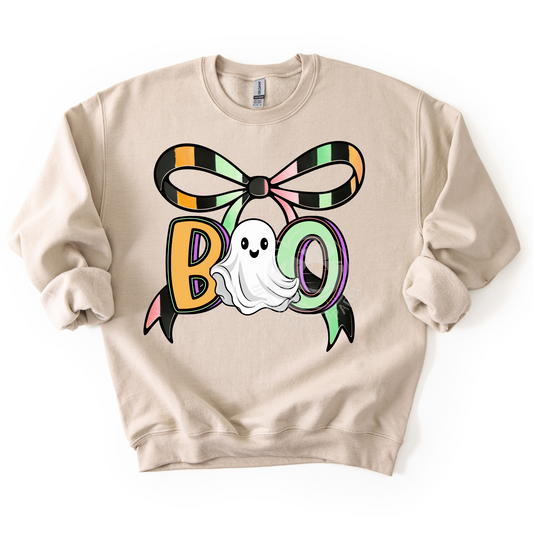 Boo Bow Sweatshirt