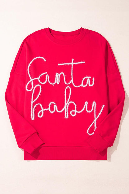 Santa Baby Tinsel Sweatshirt