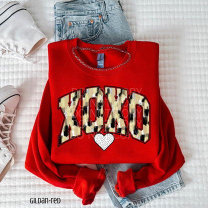 XOXO Brushstroke Boho Valentine