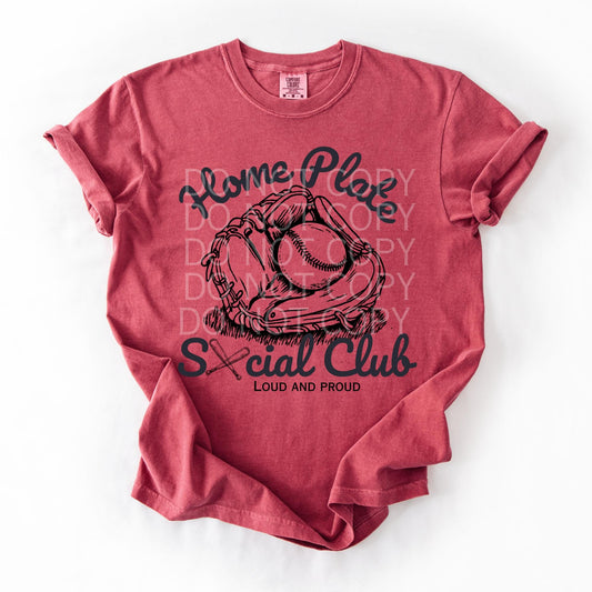 Home Plate Social Club- Tee