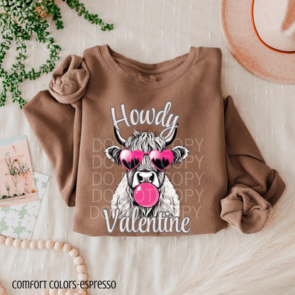 Howdy Valentine- Highland Cow