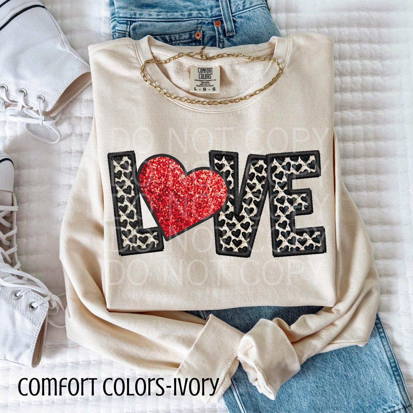 XOXO Sequin Alpha