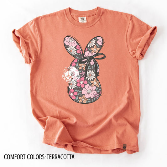 Boho Country Floral Bunny