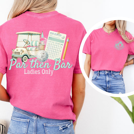 Preppy Par Then Bar- Golfing Tee