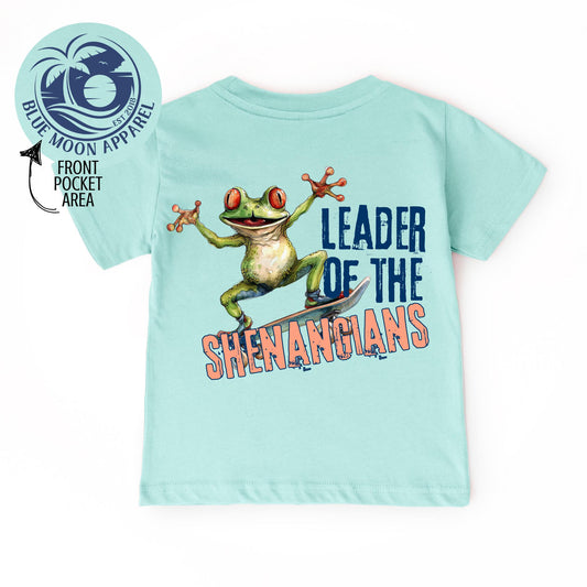 Leader Of The Shenanigans -Frog Tee