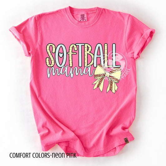 Retro Softball Mama