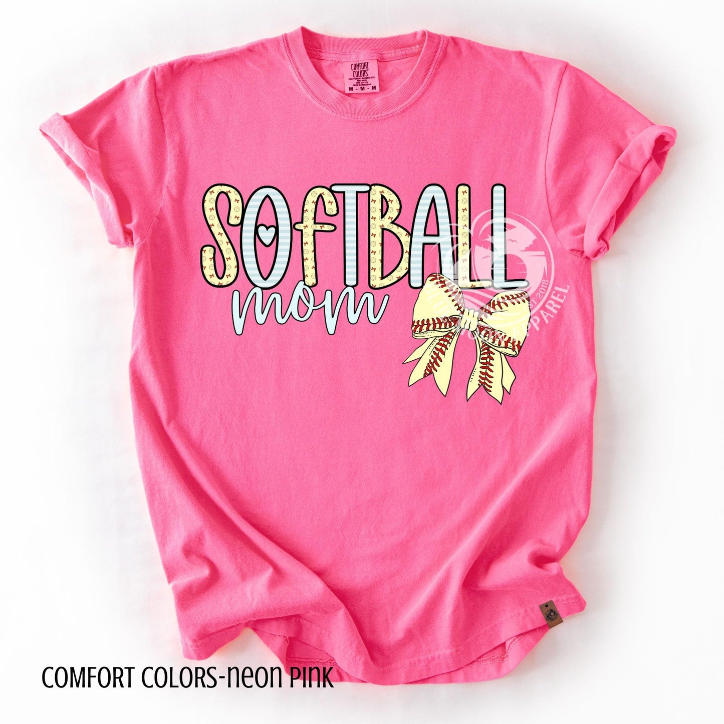 Retro Softball Mom