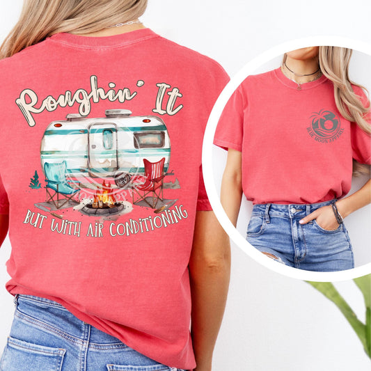 Roughin It - Retro Red Camper