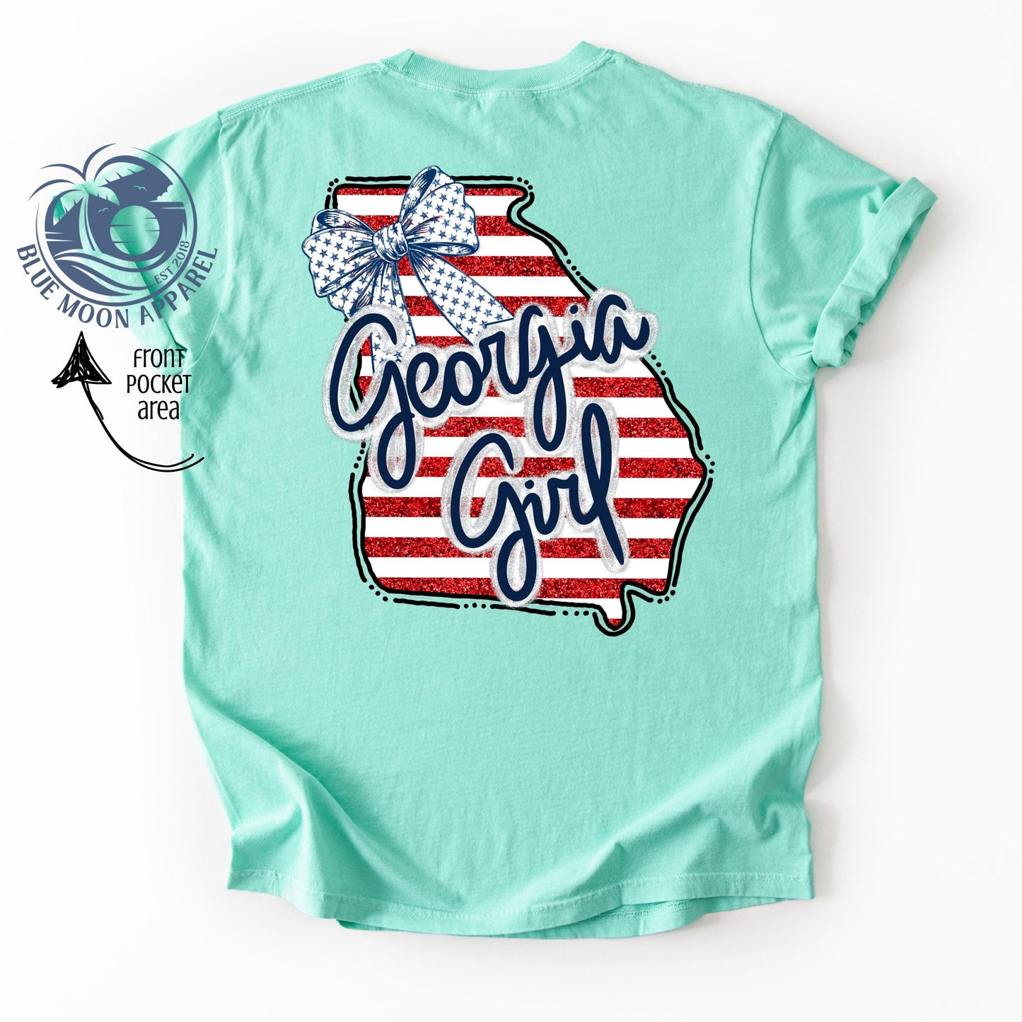 Georgia Peach Girl- Women's Tee
