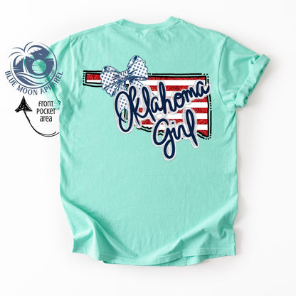 Oklahoma Girl- Patriotic Women's Tee