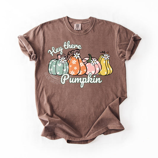Hey There Pumpkin- Boho Fall Tee