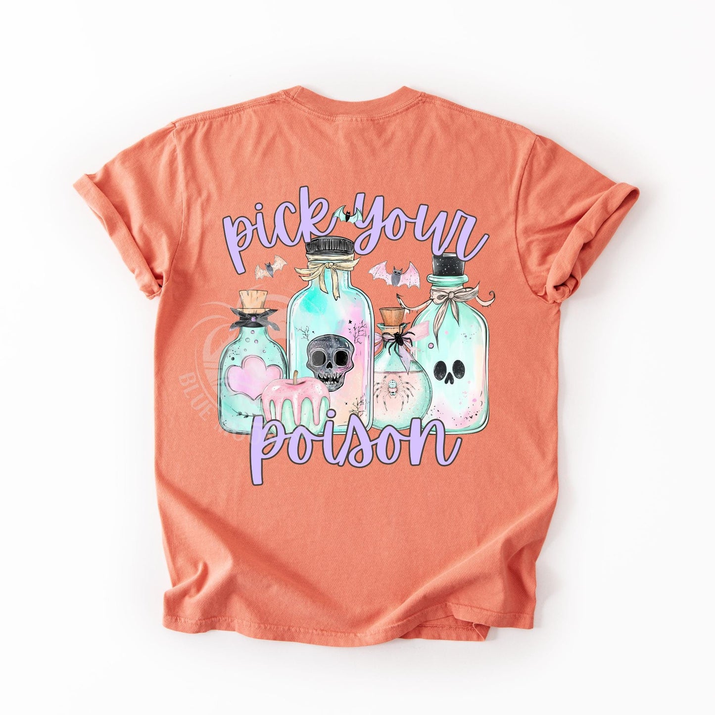 Pick Your Poison- Pastel Halloween Printed Graphic Top