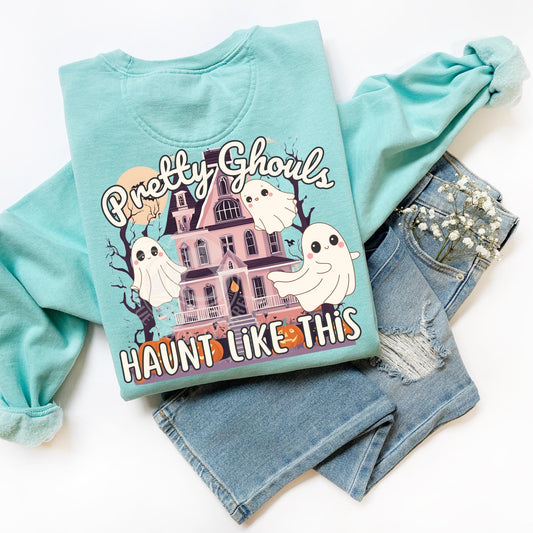 Pretty Girls Haunt Like This-Spooky House Top