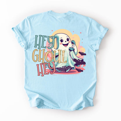 Hey Ghoul Hey - Retro Halloween Graphic Tee
