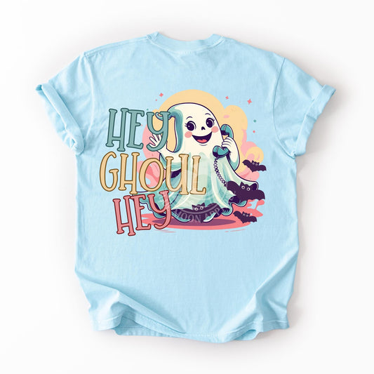 Hey Ghoul Hey - Retro Halloween Graphic Tee