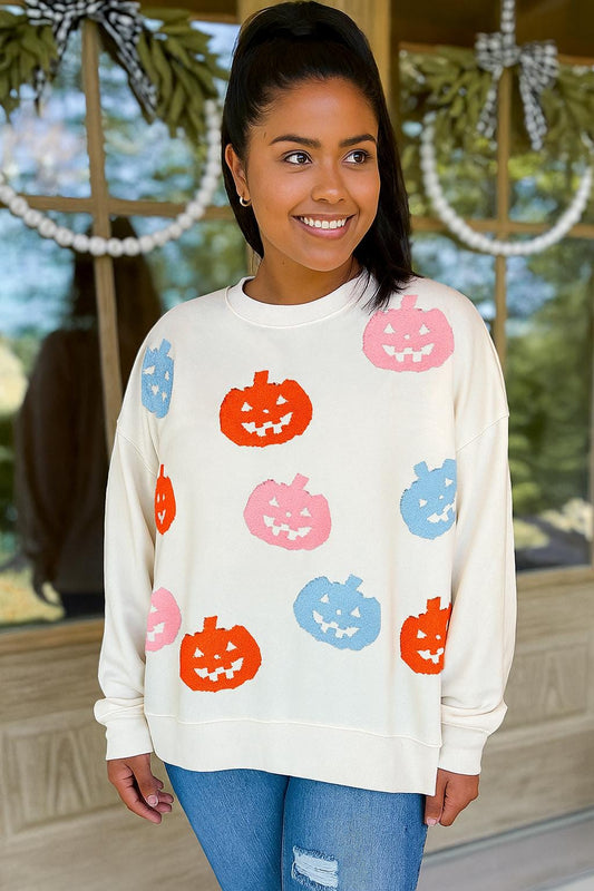 Chenille Pumpkin Patch Crew