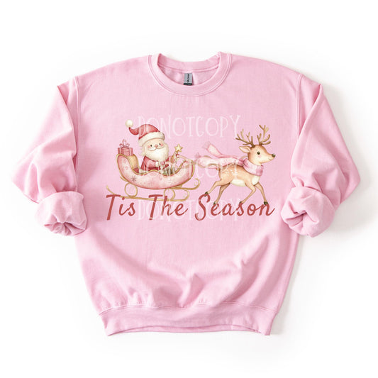 Tis The Season- Santa Reindeer Sweatshirt