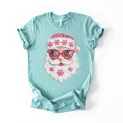Sequin Santa -Pink Christmas