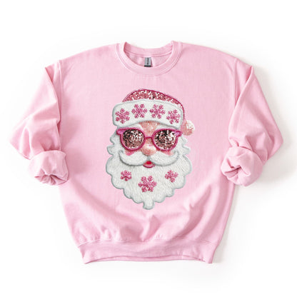 Sequin Santa -Pink Christmas